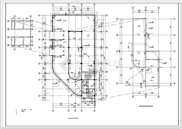 某大型菜场建筑施工图（共4层）-图二