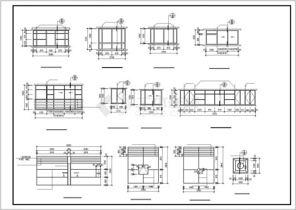 成都奥园花园小区11层框架住宅楼建筑设计CAD图纸（含储藏层和机房层）-图二