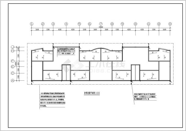 某住宅楼电施CAD构造完整详细全套平面设计施工图-图一