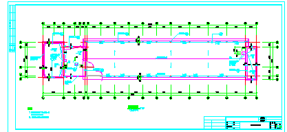 某700平放米四层框架结构学校教学楼建筑施工CAD图（共十四张）-图二