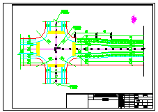 某市良乡高教园区城市道路及给排水管网工程cad施工图