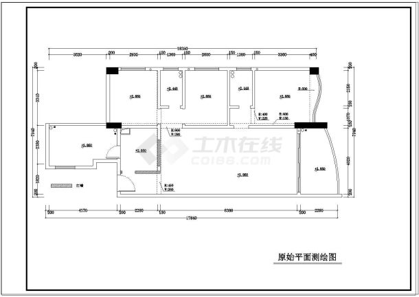 详细家居装饰设计cad施工图纸-图一