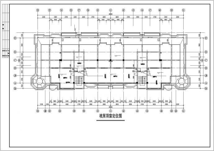 两栋8500平米11层框混结构连排商住楼建筑设计CAD图纸（1-2层商用）_图1