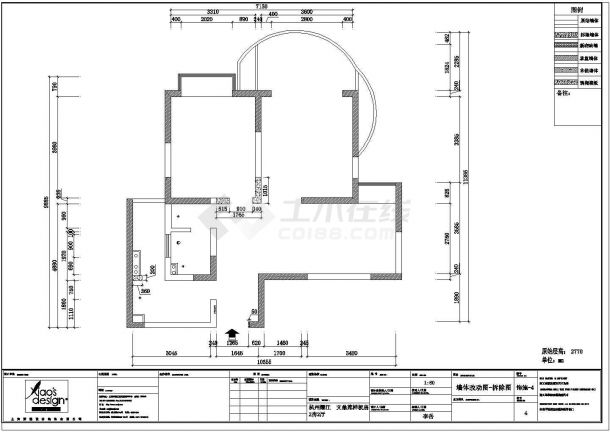 样板房设计施工图CAD图纸-图二