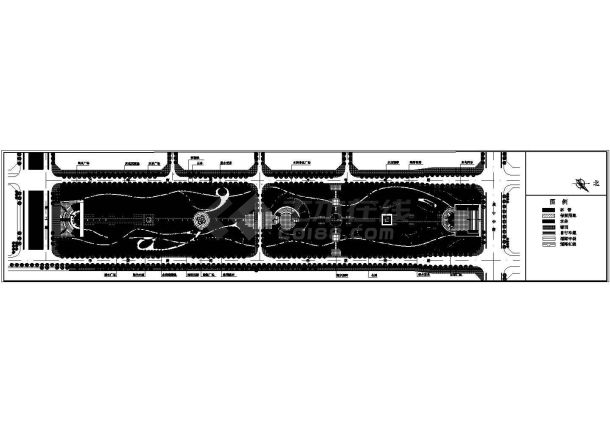 公园广场绿化CAD图纸-幸福林带-图一