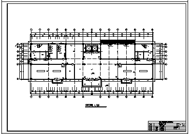 某市区六层框架结构商务中心楼建筑施工cad图(含计算书，结构图)-图二