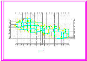 全套框架小高层结构设计cad施工图-图二