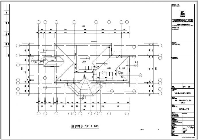 福州某别墅建筑设计CAD施工图_图1