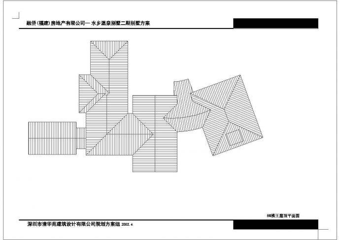 某地二层别墅建筑设计CAD施工图纸_图1