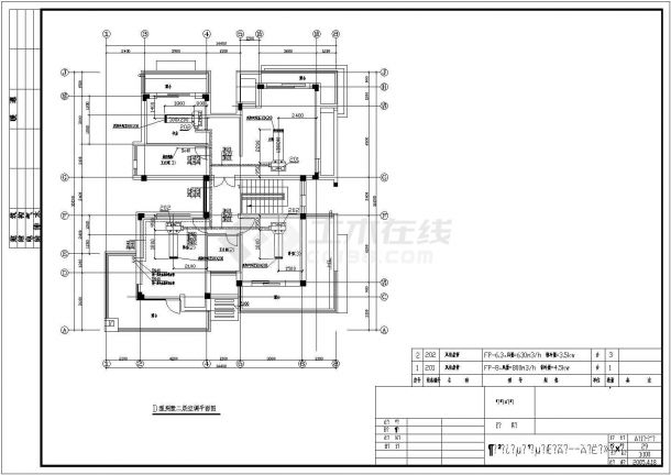 精选优质的别墅和会所空调CAD设计图-图二
