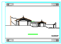 蔡氏宗祠建筑设计cad施工图-图二