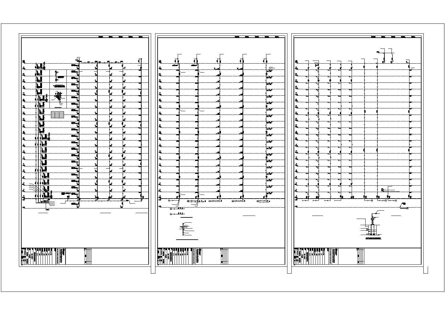 给排水CAD施工设计图纸G11#