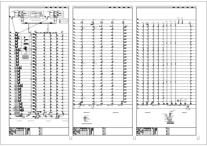 给排水CAD施工设计图纸G17#_图1