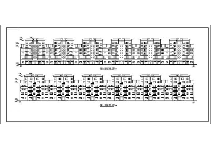 青岛市某小区7800平米5+1层框架结构住宅楼全套建筑设计CAD图纸_图1