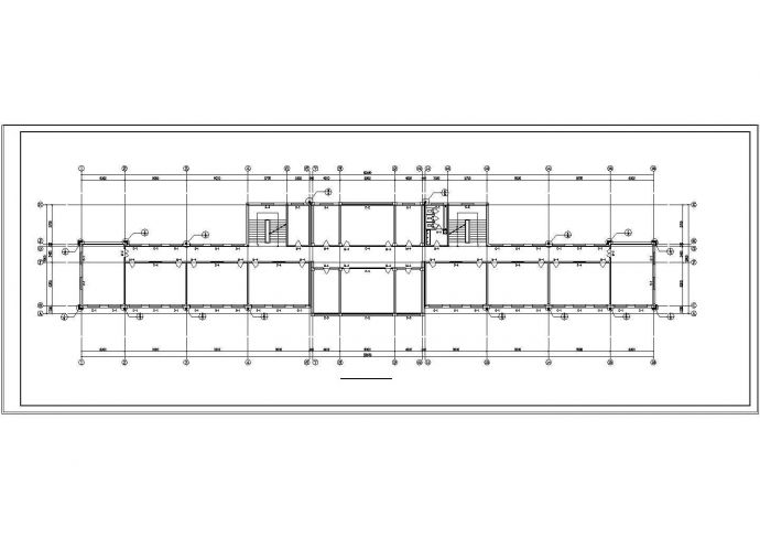 某四层砖混小学构造柱圈梁加固设计cad施工图_图1