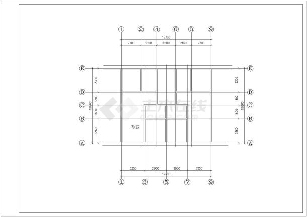 西安市西景花园小区经典热门的平面户型设计CAD图纸（共16张）-图二