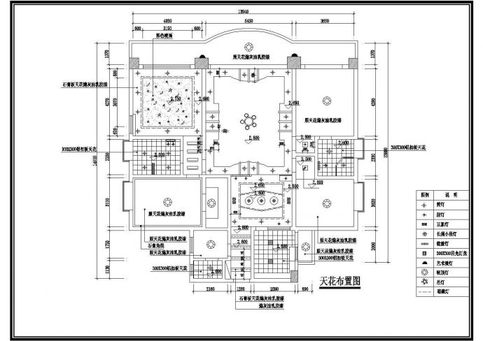 欧式住宅全套装修设计方案CAD图_图1