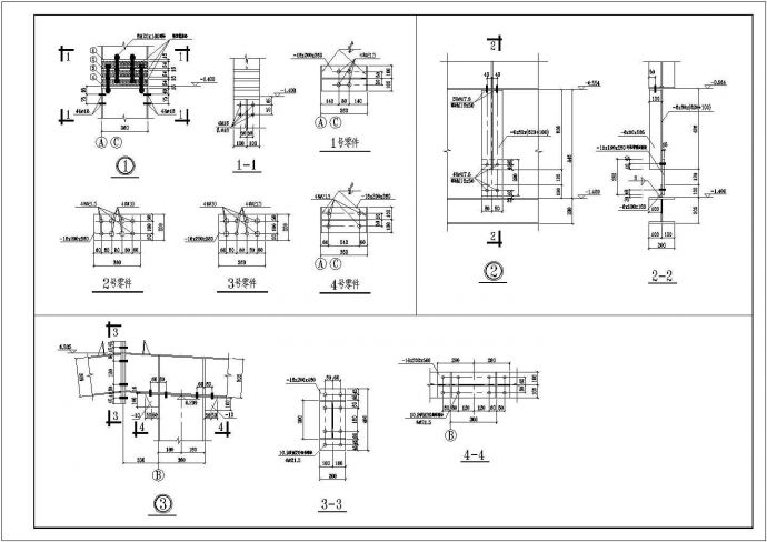 某钢结构住宅设计施工CAD图纸_图1
