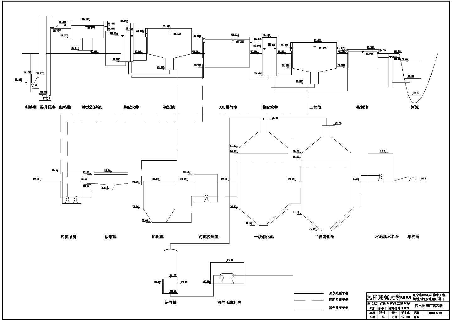 某高程图CAD构造设计节点图