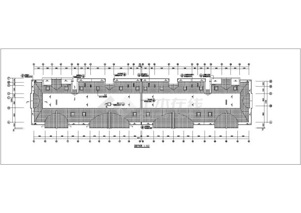 某4773㎡六层小区8#住宅建筑图-图一