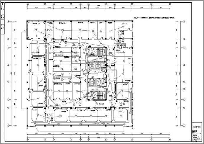 某地区地下一层地上十二层医院综合大楼电气工程设计施工图（含消防系统图及设计说明）_图1