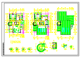 某藏式别墅建筑设计cad施工图纸_图1