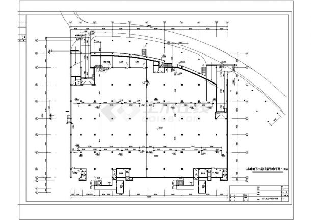 某三十五层3栋塔式住宅楼给排水施工CAD图纸-图一