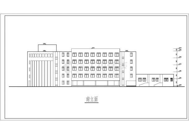 某五层小学建筑施工图-图二