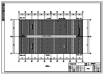 3000平米某单层钢结构门式刚架装配车间全套施工cad图(含开题报告，毕业设计)-图二