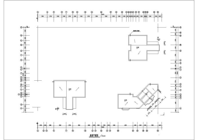 六层L型住宅三单元混合户型图CAD图纸_图1