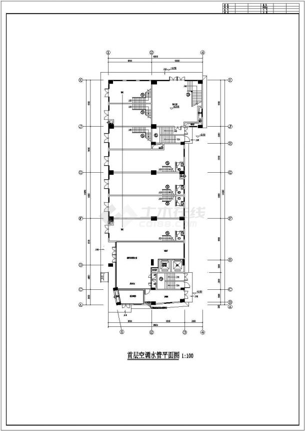 高层综合楼通风及防排烟系统设计施工图（气体灭火系统）-图二
