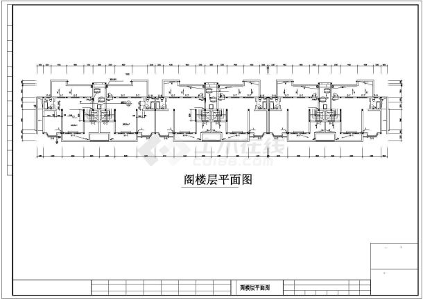 长101.3米宽17.3米6+1阁楼层(1梯2户3单元)住宅楼给排水施工图（含设计说明）-图二