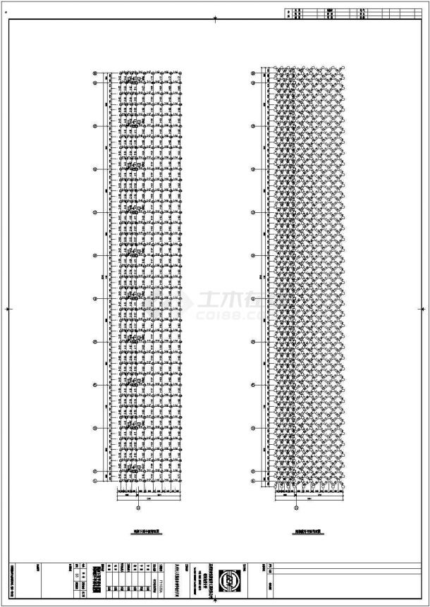 舟山钢结构厂房施工期临建（生活办公）用房设计CAD全套建筑施工图-图二