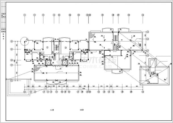 19.2米EF座10米 AB16EF7层南方住宅楼给排水施工图【 水泵图，说明】-图一