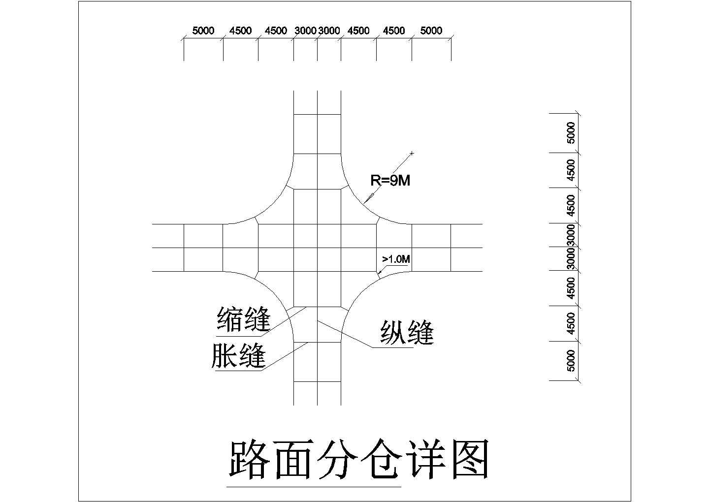 某室外构造CAD大样施工节点图纸