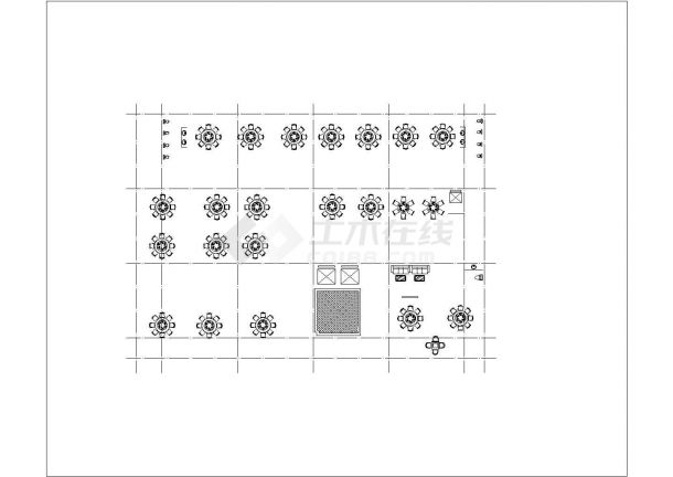 某小高层剪力墙结构酒店设计cad建筑方案图（甲级院设计）-图一