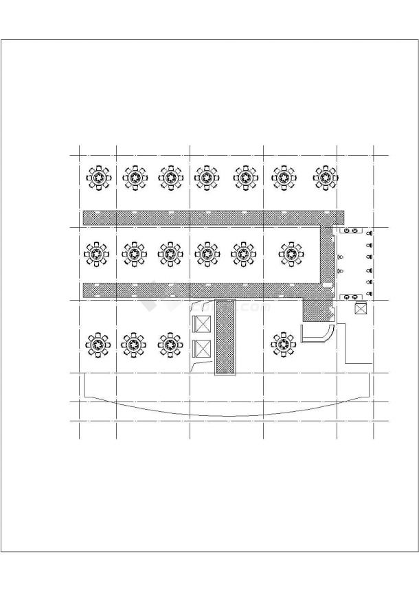 某小高层剪力墙结构酒店设计cad建筑方案图（甲级院设计）-图二