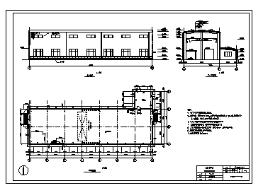 某单层门式刚架轻型钢结构厂房设计cad图(含计算书，结构图)-图二