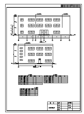 某市某三层著名商场百货大楼建筑施工cad图(含计算书，毕业设计，结构图)-图一