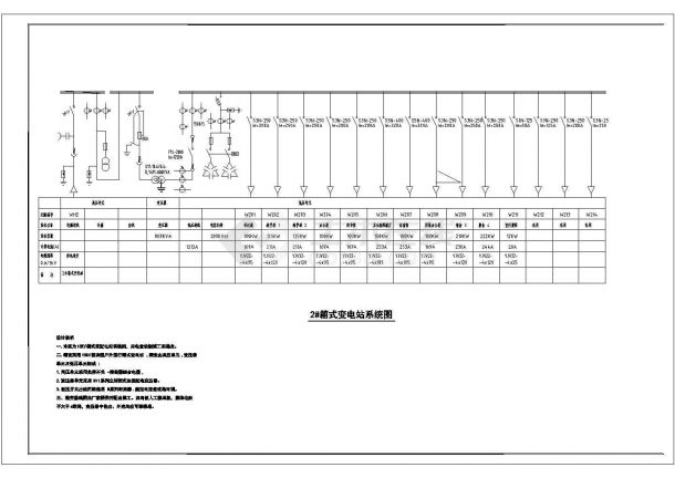 [内蒙古]某学校电力工程外线总图电气总平面图-图二