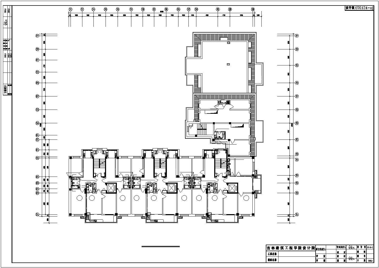 【精选】小区高层商品房给排水全套设计CAD图纸