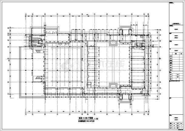 【精选】行政办公大楼给排水全套设计CAD图纸-图二