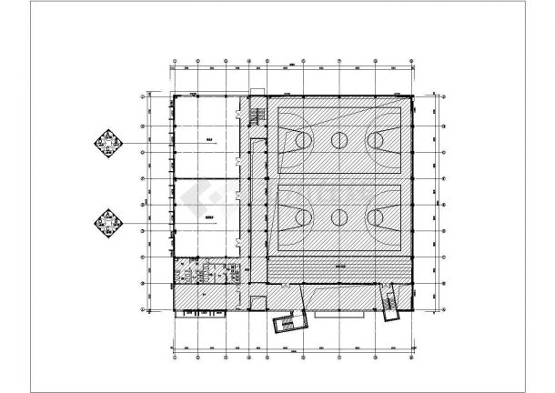 [北京]体育馆装饰工程概算书实例（附图纸）-图二
