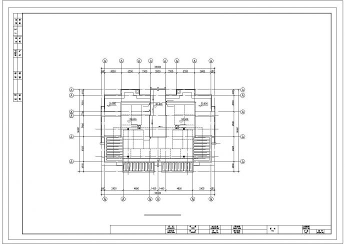 长20.4米宽14.8米-1+11+1跃层住宅楼水施给排水施工图_图1