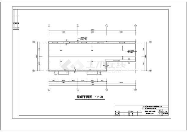 湖北省某污水厂机修、仓库、车库给排水施工图-图一