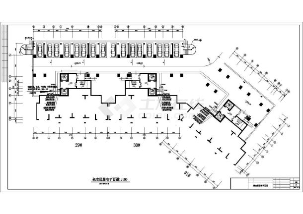 某16层综合楼建筑电气施工图-图一