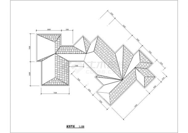 沈阳市某避暑山庄单层砖混结构休闲会馆建筑设计CAD图纸（4套方案）-图一