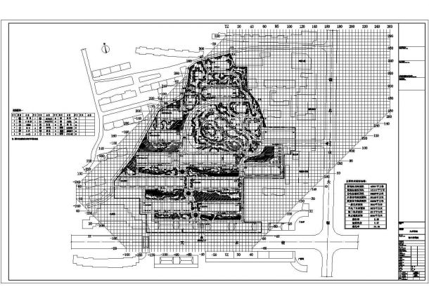 兀术花园规划绿化设计cad施工平面图-图二