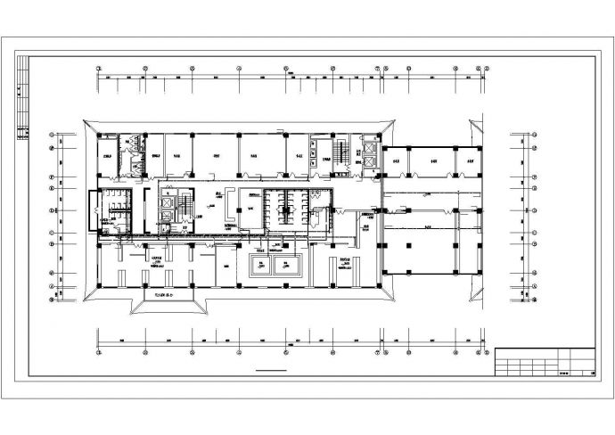 世纪广场给排水施工设计CAD图纸_图1