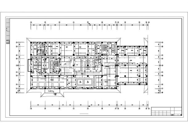 世纪广场给排水施工设计CAD图纸-图二
